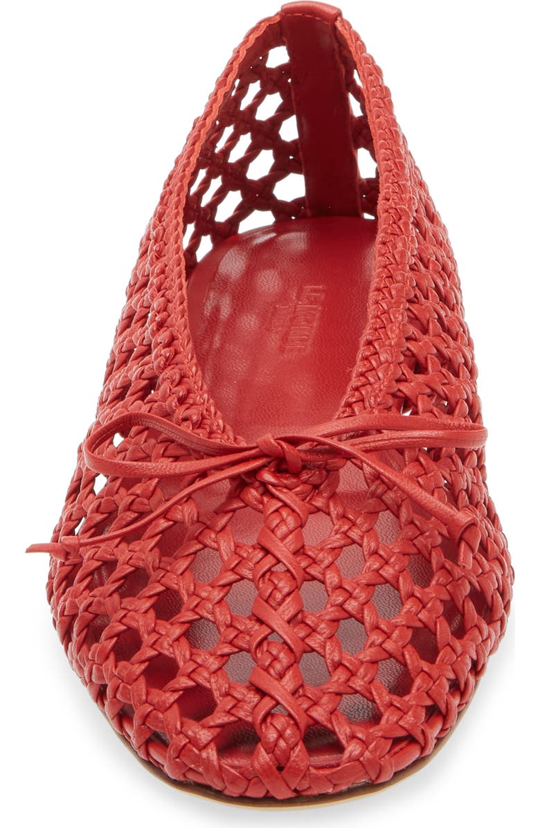 Le Monde Béryl Regency Woven Flat, Alternate, color, Crimson Red