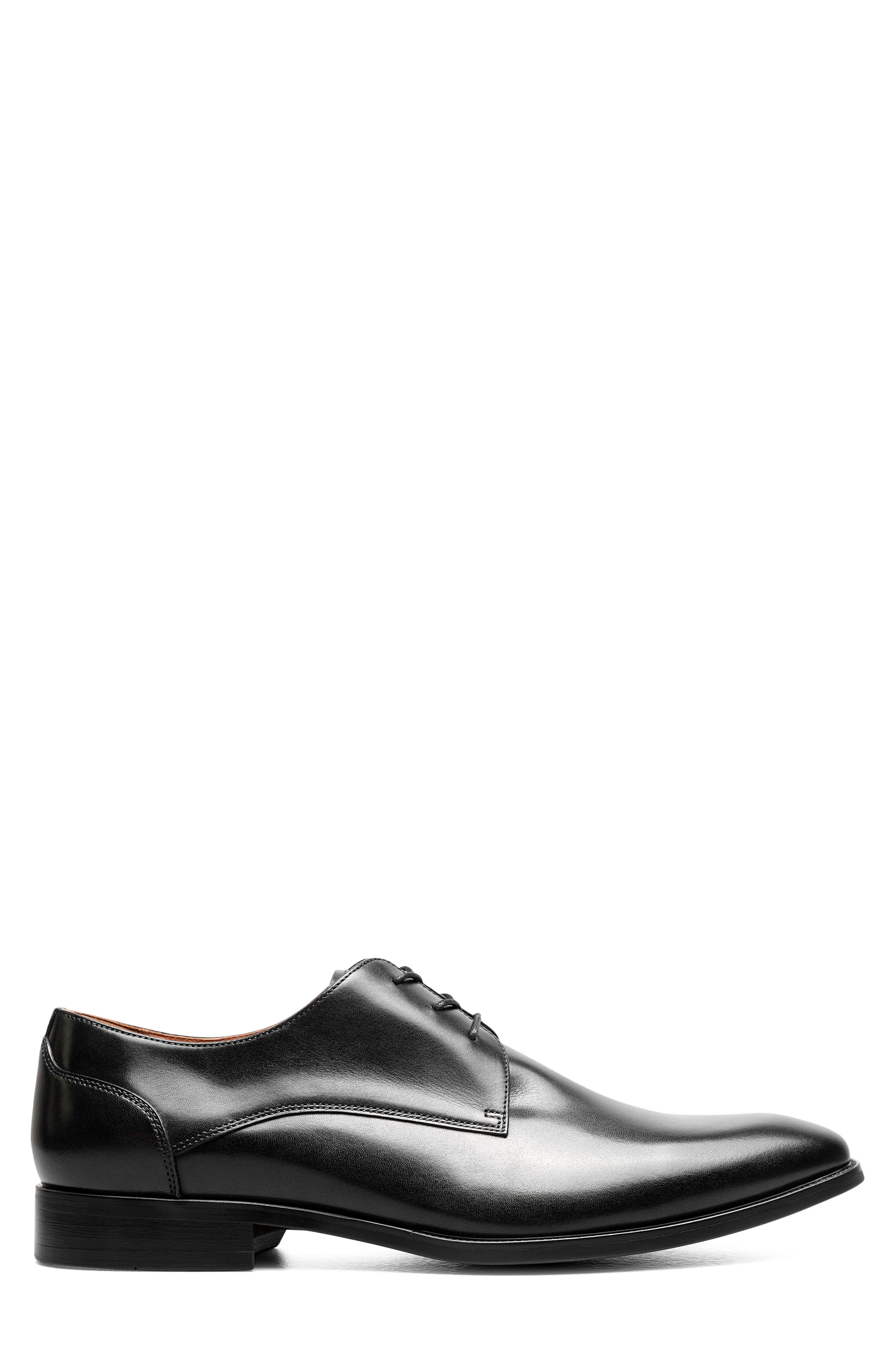 Sorrento Lux Plain Toe Derby, Alternate, color, BLACK