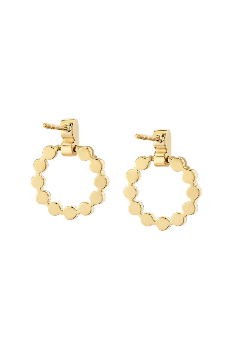 Cloud Mini Single Drop Earrings, Alternate, color, Yellow Gold