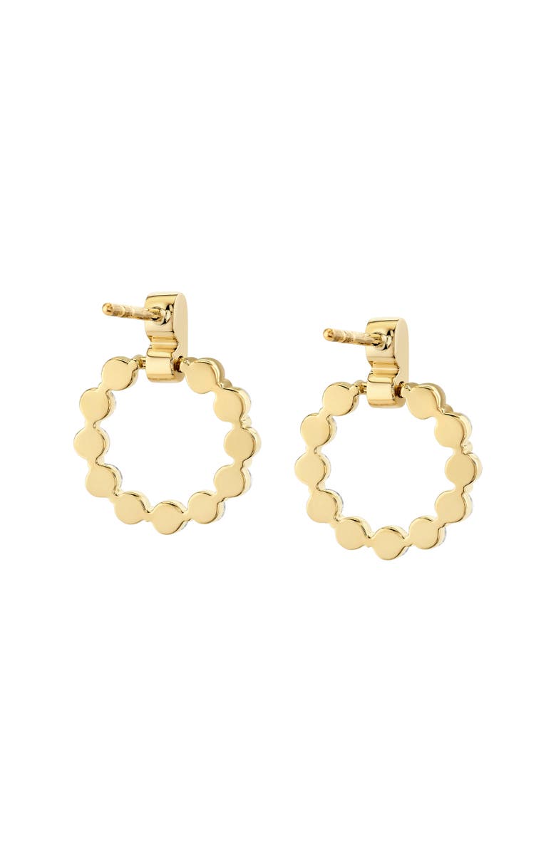 Michael M Cloud Mini Single Drop Earrings, Alternate, color, Yellow Gold