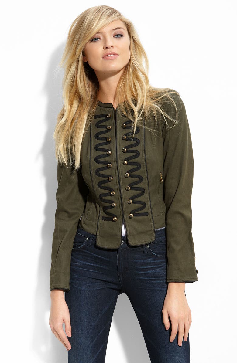 Leifsdottir 'Major' Canvas Military Jacket, Main, color,