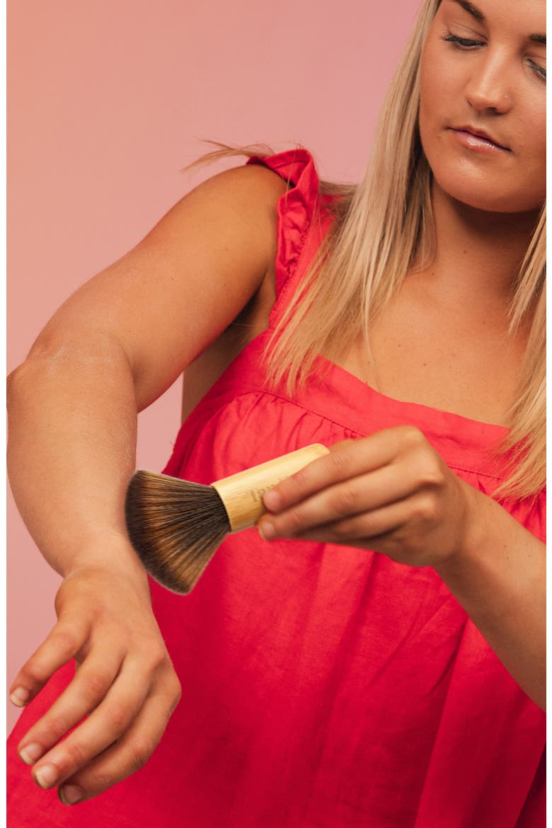 Self Tan Powder Body Brush, Alternate, color, BROWN