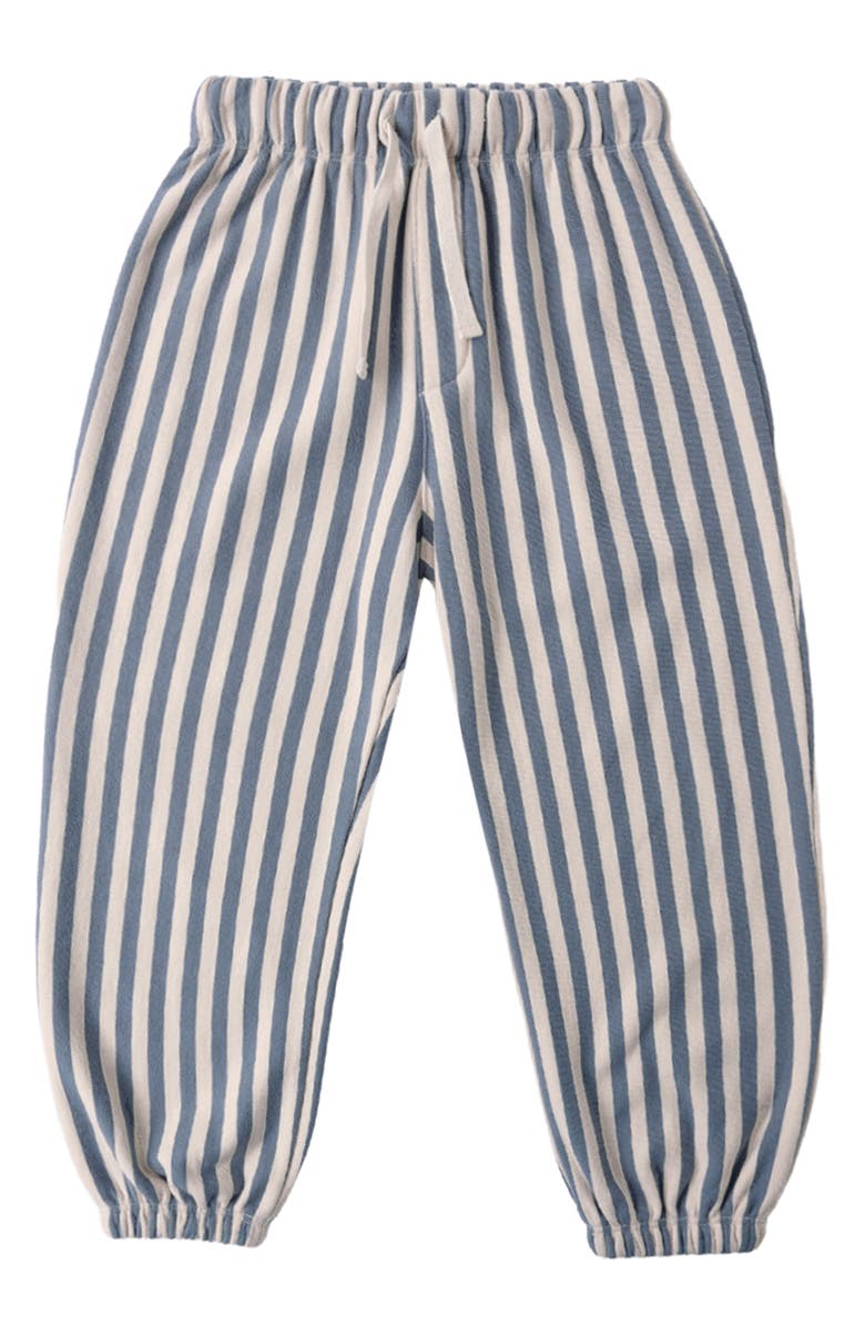 Rylee + Cru Kids' Marine Stripe Relaxed Joggers, Alternate, color, Marine