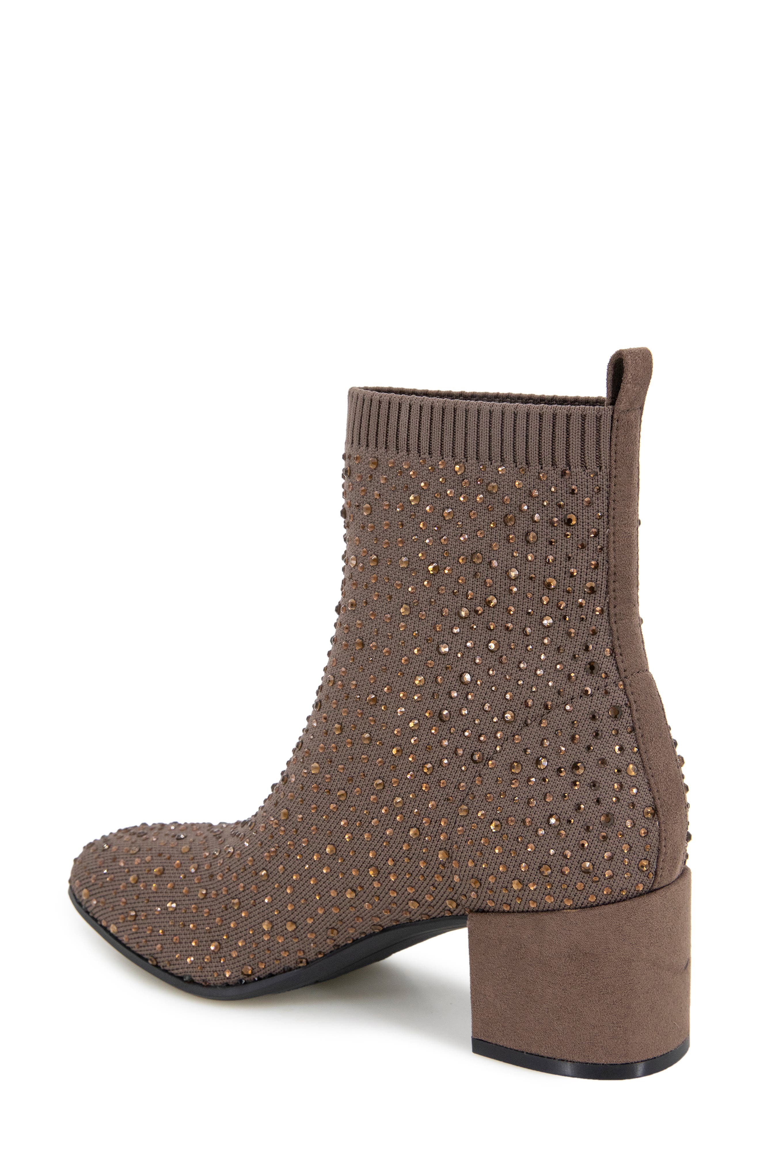 Reaction Kenneth Cole Rida Stretch Jewel Boot, Alternate, color, Chocolate