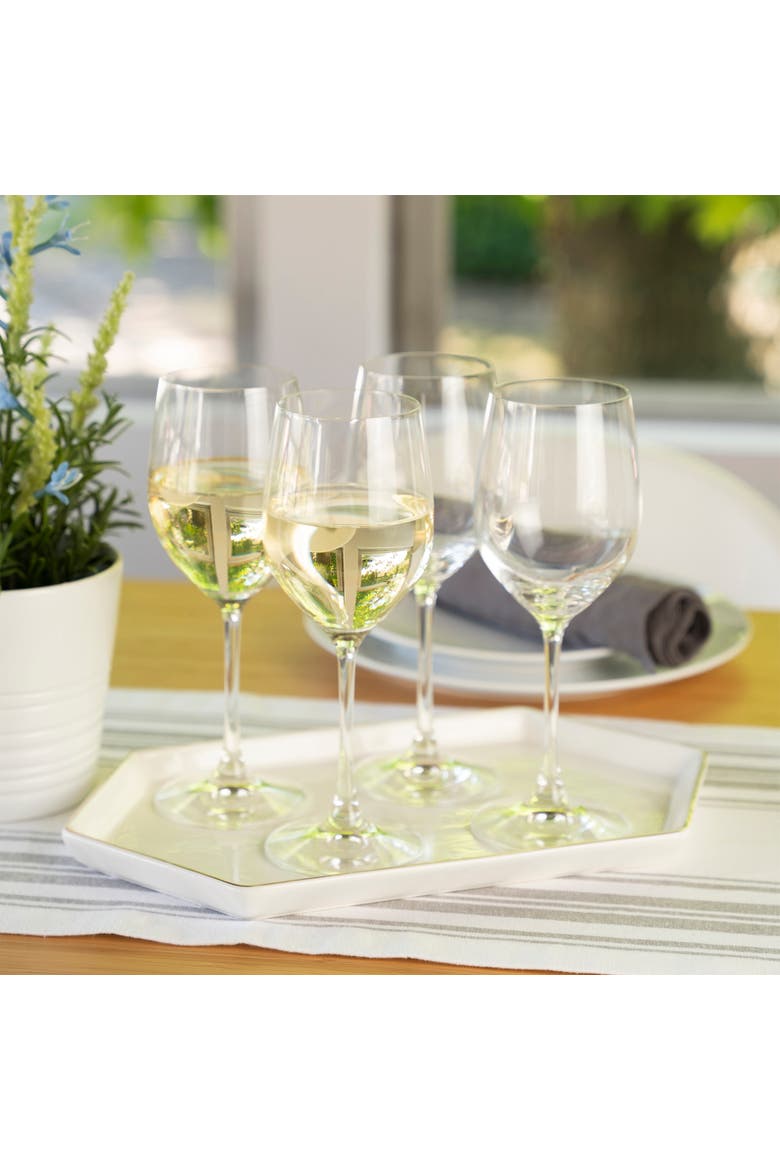 Vino Grande White Wine Glass Set of 4, Alternate, color, Clear