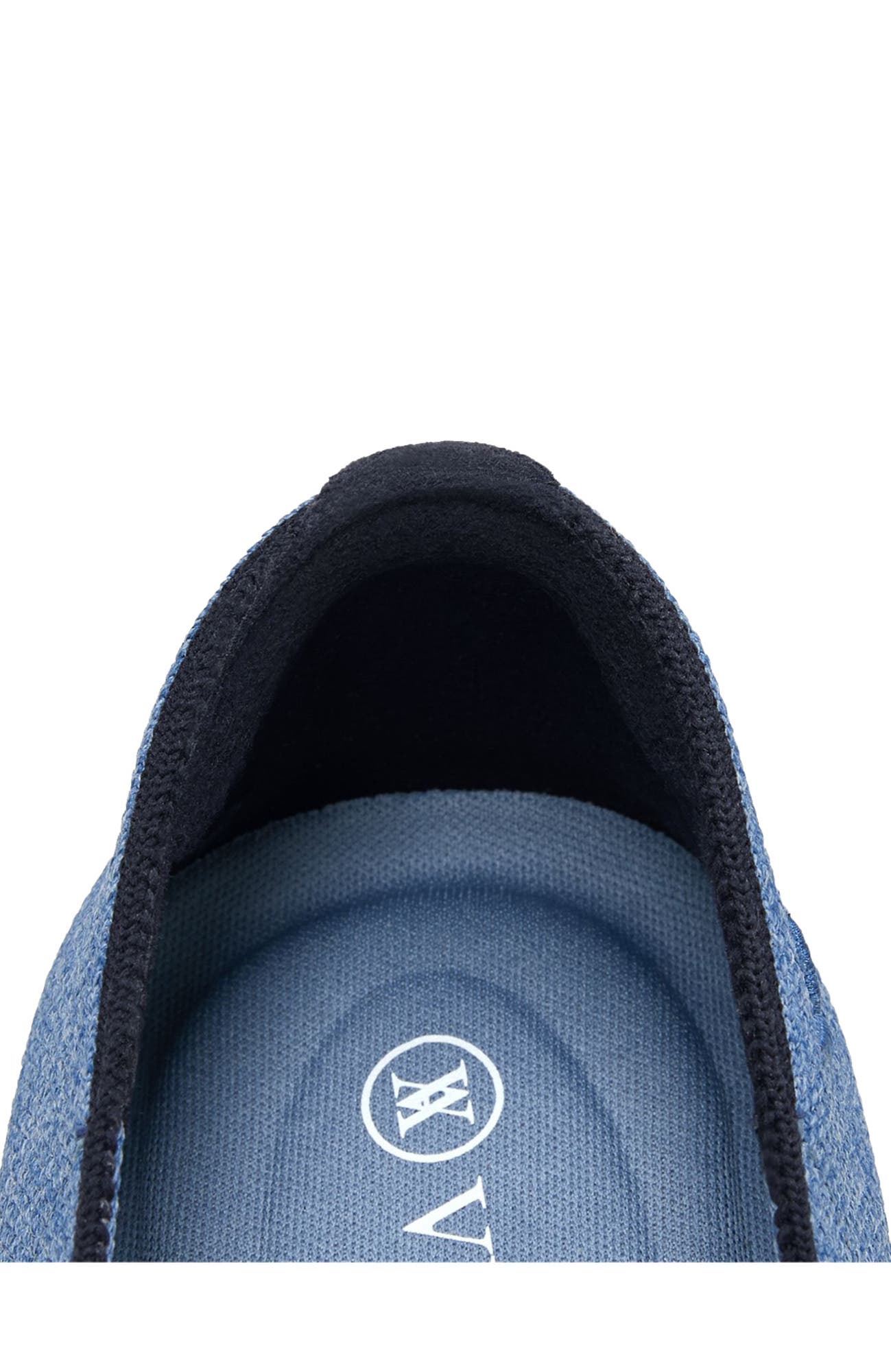 VIVAIA Pointed-Toe Bow Loafers, Alternate, color, Denim Navy