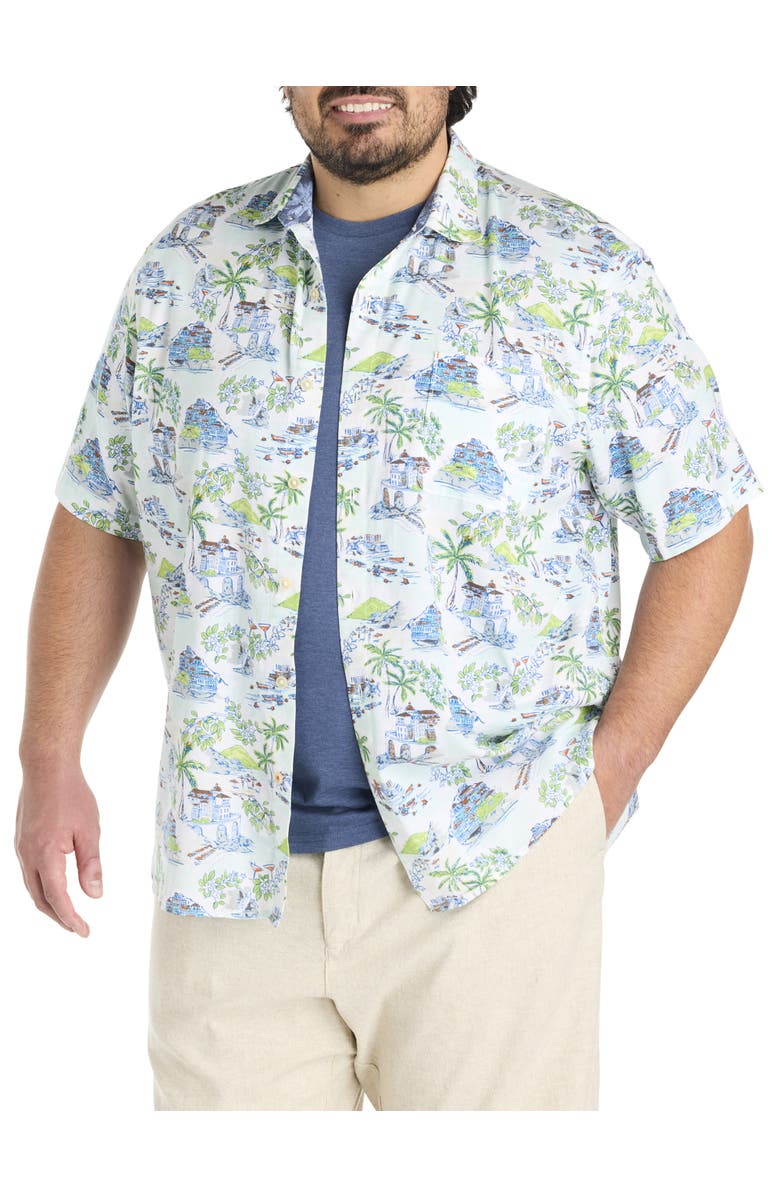 Tommy Bahama Big & Tall Paradise Isle Printed Sport Shirt, Main, color,