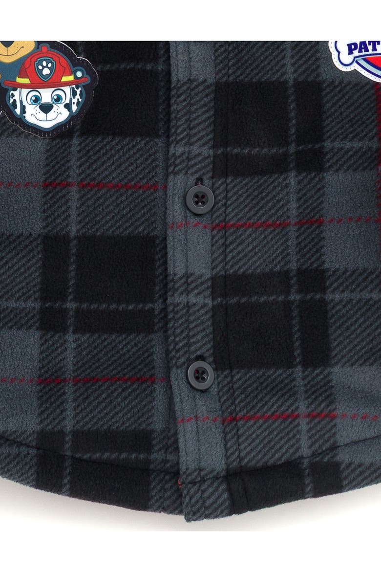 Faux Shearling Shacket, Alternate, color, Chase Marshall Plaid
