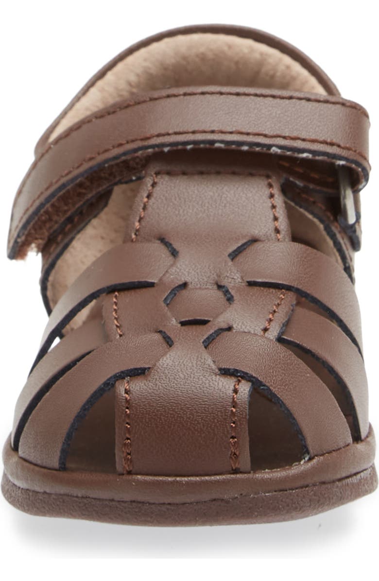 L'AMOUR Christie Fisherman Sandal, Alternate, color, Brown