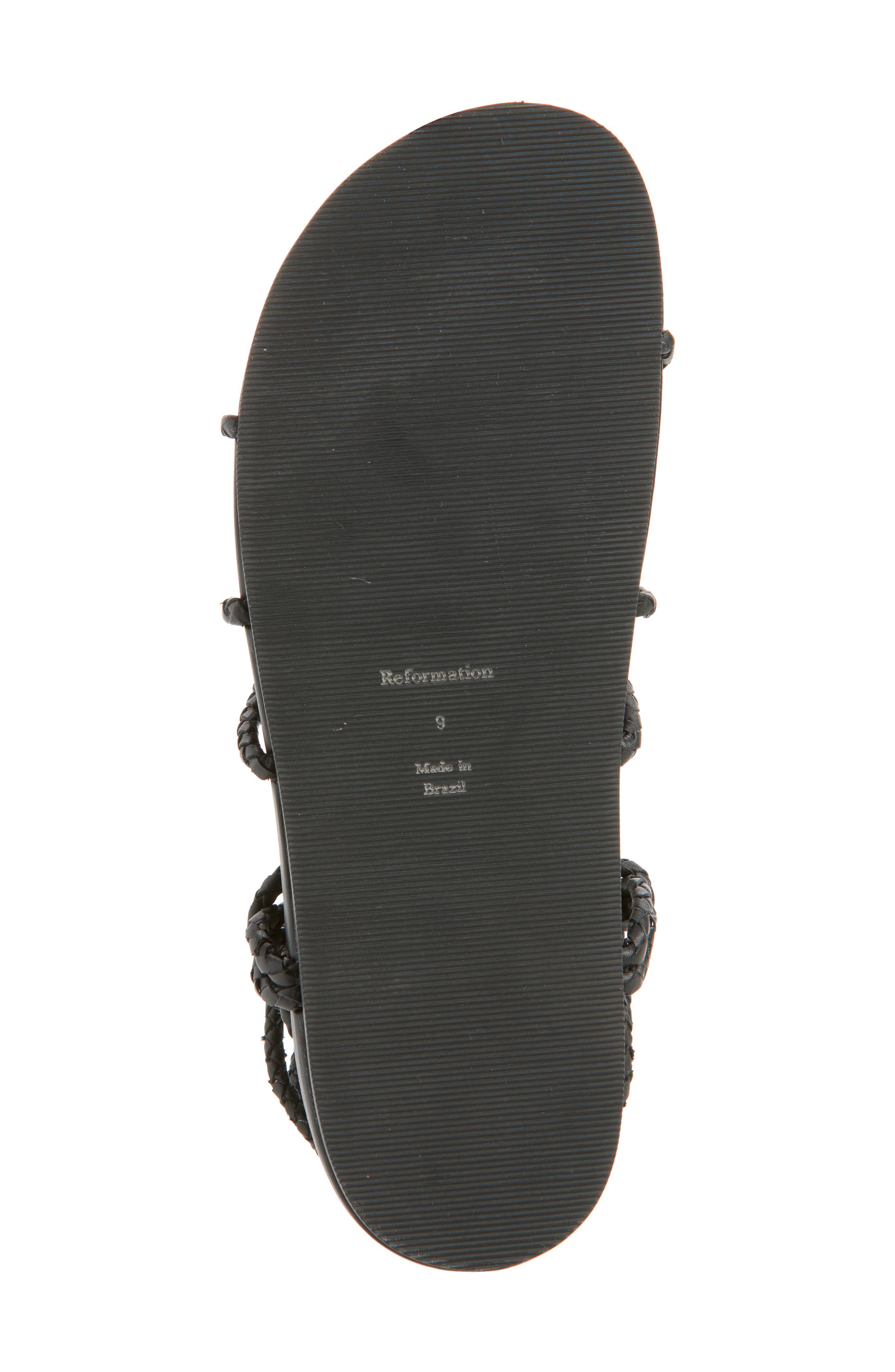 Reformation Margaux Braided Sandal, Alternate, color, 