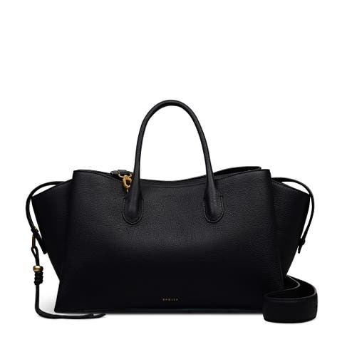 The Romilly Large Ziptop Satchel Bag