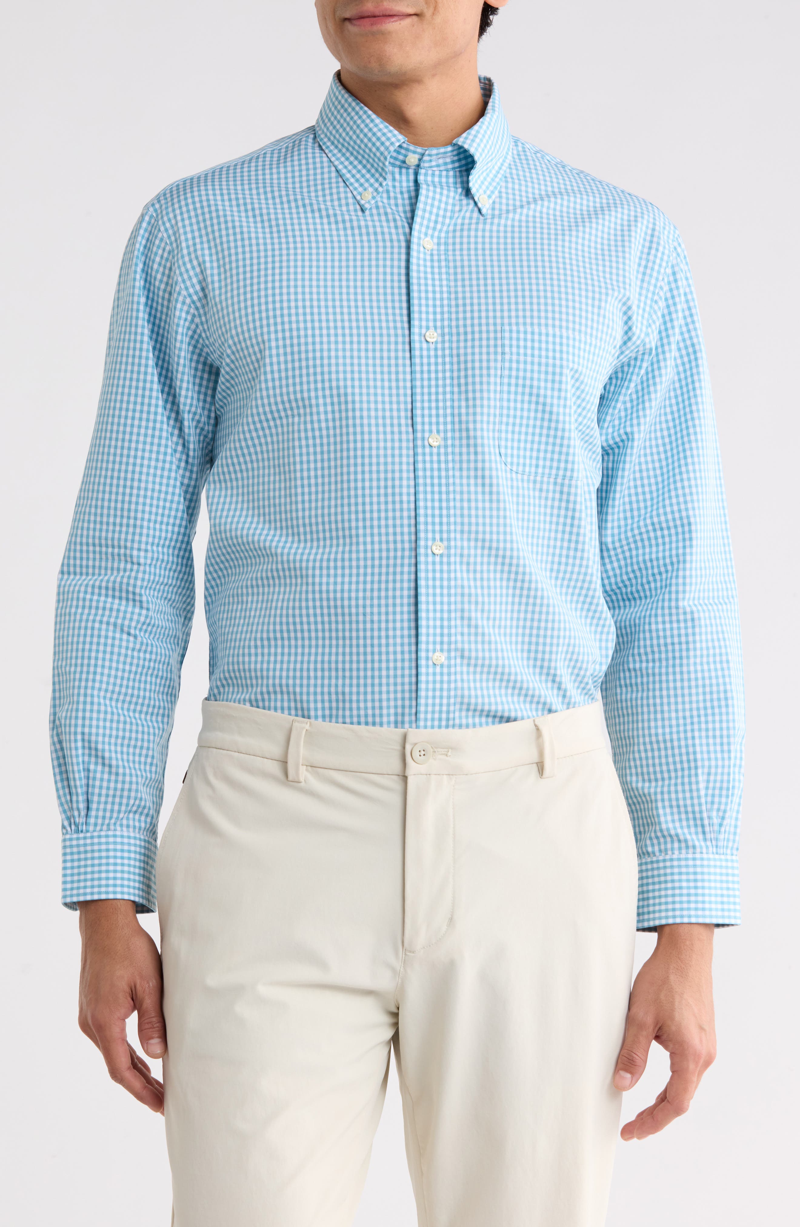 Plaid Regular Fit Cotton Dress Shirt