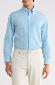 Brooks Brothers Plaid Regular Fit Cotton Dress Shirt
