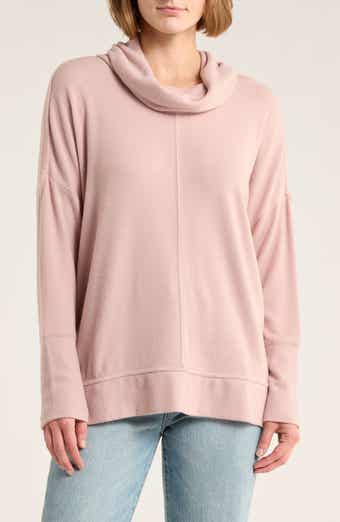 Cowl Neck Long Sleeve Tunic Top