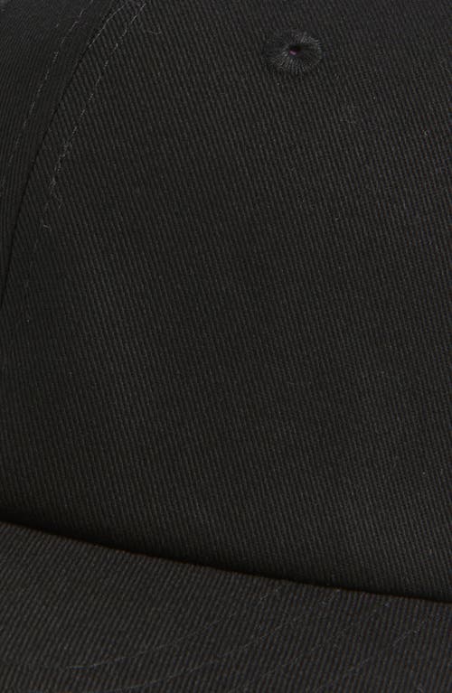 Treasure & Bond Cotton Twill Ball Cap In Washed Black