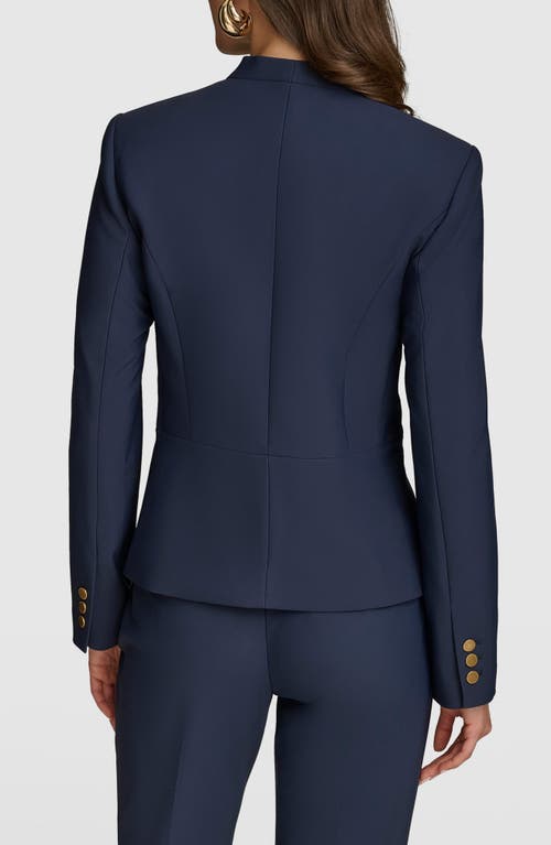 Donna Karan Women's Hardware Closure Sweater Blazer In Nightfall
