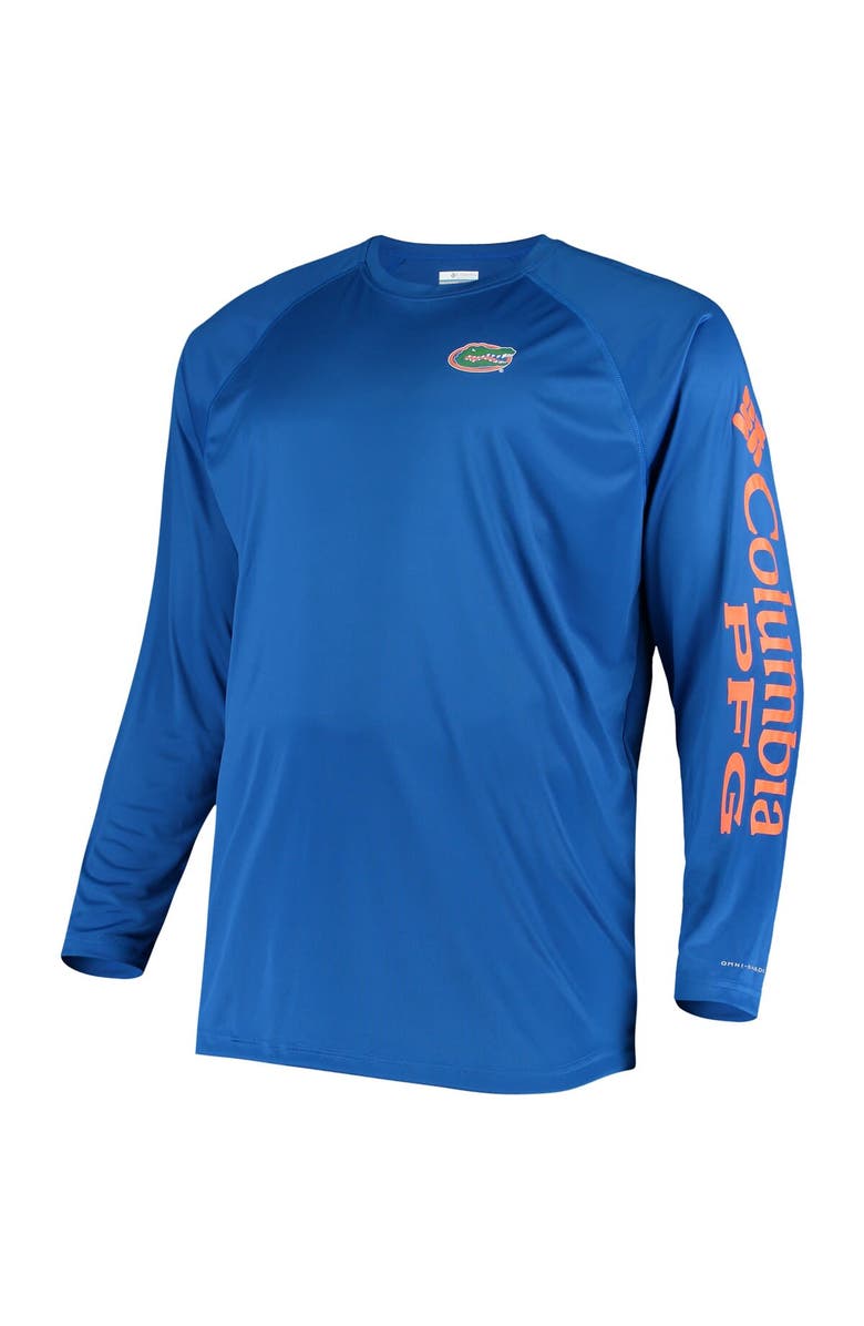 Columbia Men's Columbia Royal Florida Gators Big & Tall Terminal Tackle Long Sleeve Omni-Shade T-Shirt, Alternate, color, Royal