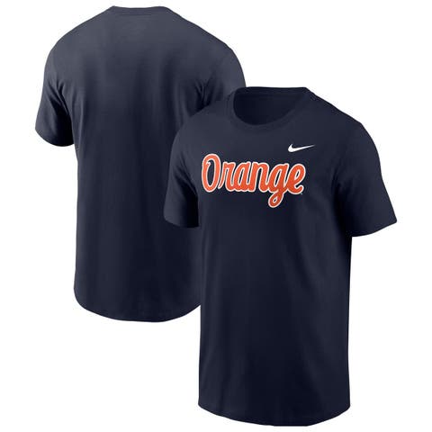 Men's Nike Navy Syracuse Orange Script T-Shirt