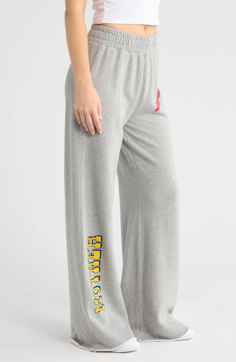 MOTHER Quickie Roller Cut Cotton Sweatpants, Alternate, color,