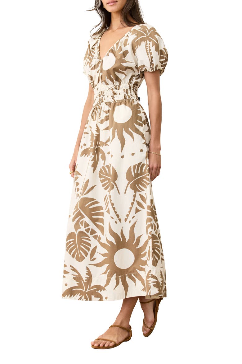 Emery Poplin Maxi Dress, Main, color, DUSK DESERT