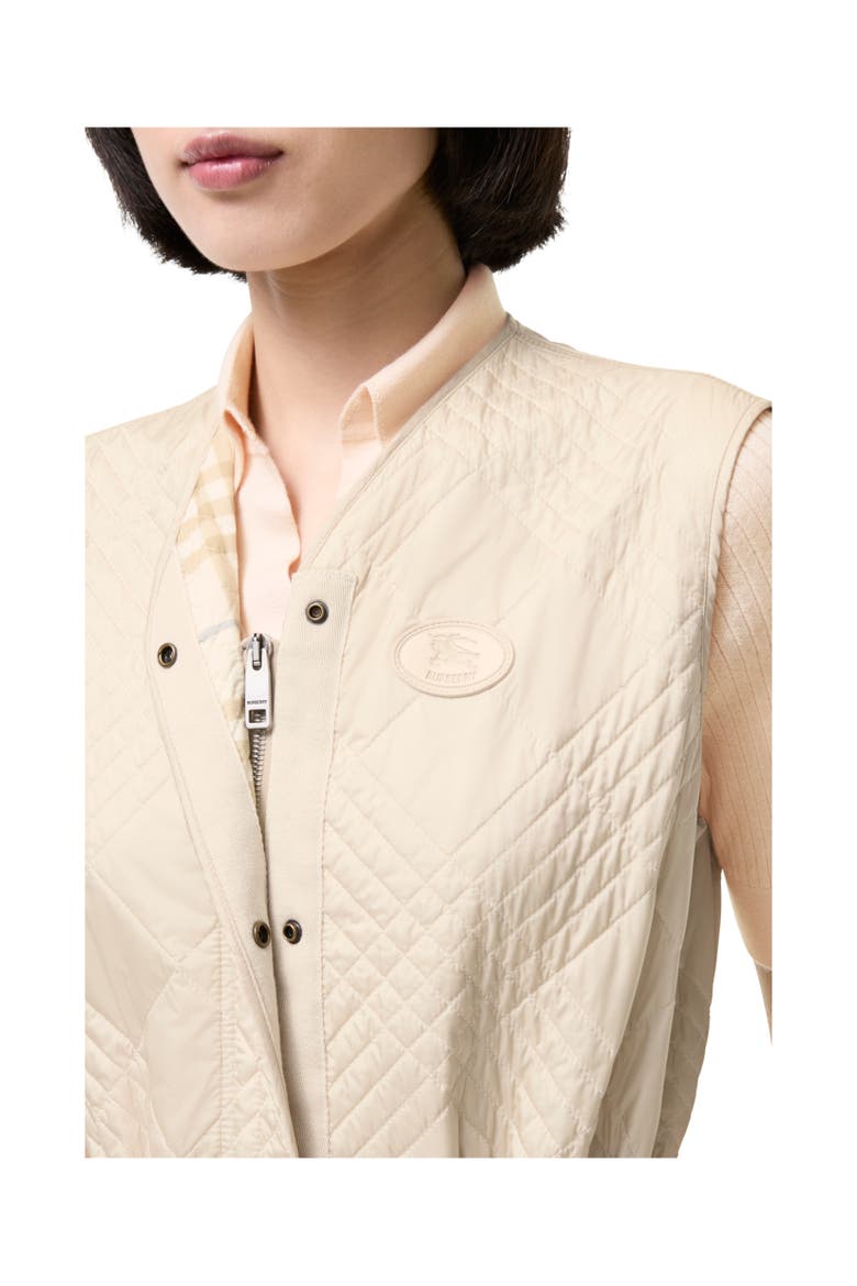 Quilted Nylon Walby Warmer, Alternate, color, Stone beige