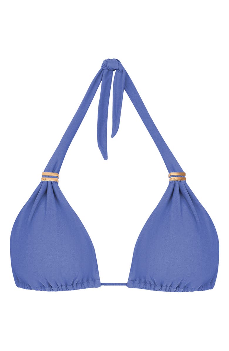 ViX Paula Hermanny Bia Tube Triangle Bikini Top, Alternate, color, Blue