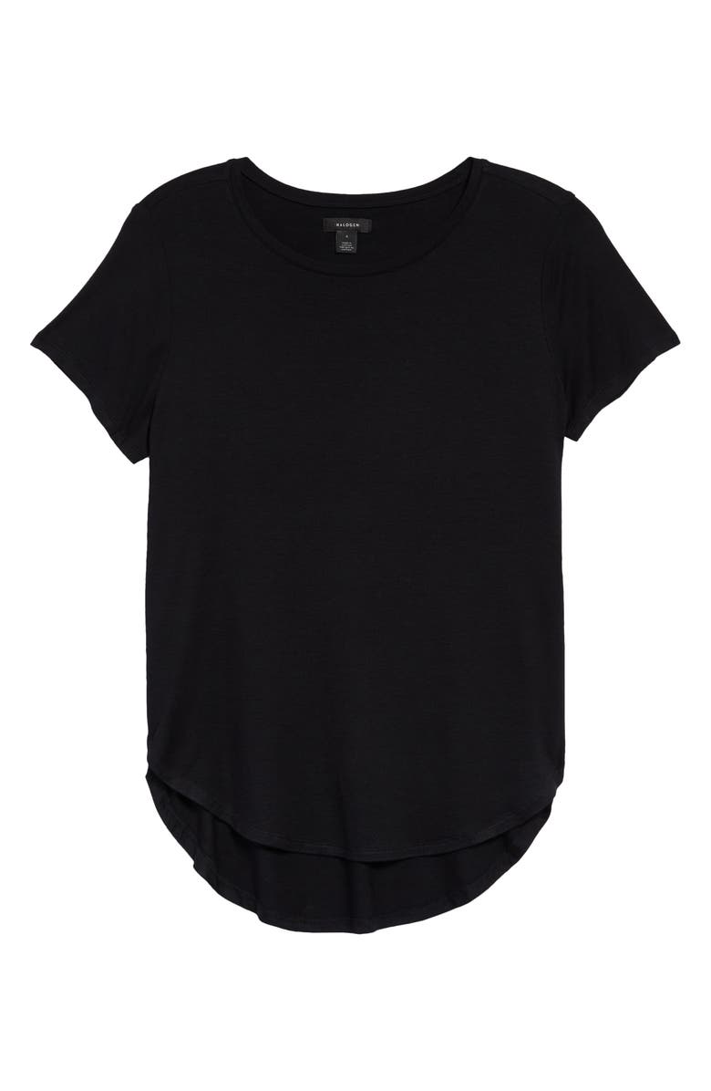 Halogen<sup>®</sup> Shirttail Hem T-Shirt, Alternate, color,