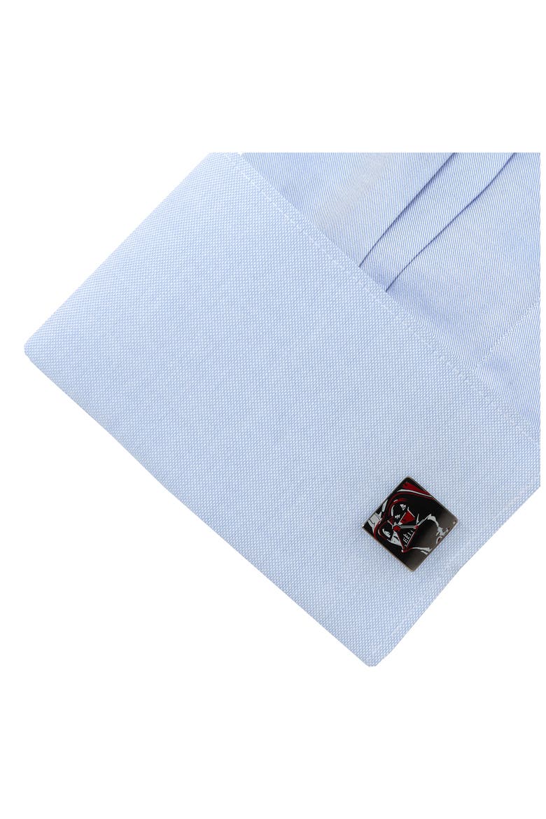 Star Wars™ - Vader Cuff Links, Alternate, color, GUNMETAL