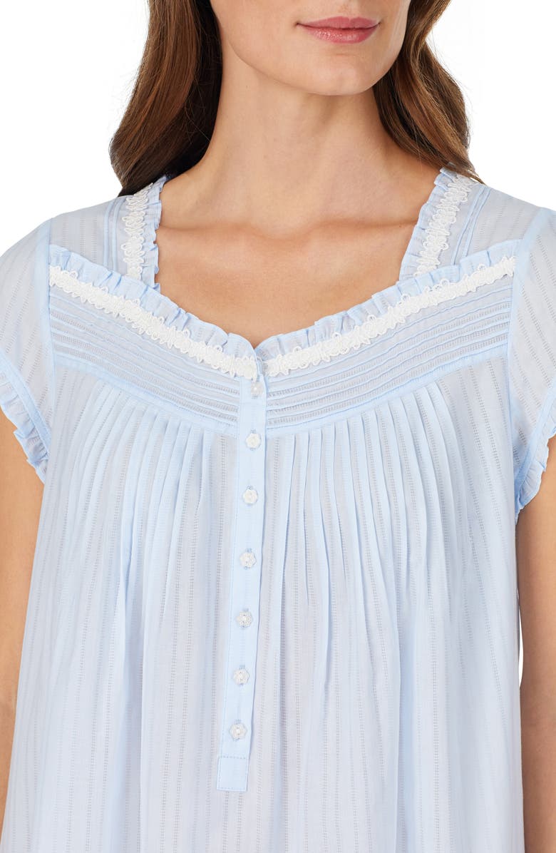 Eileen West Waltz Cotton Nightgown, Alternate, color, 