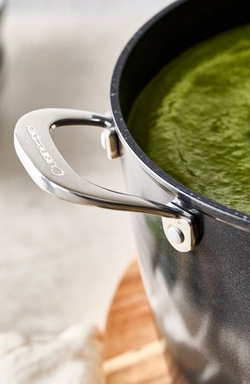Cuisine::pro ® Green Stone™ 8.5 Qt. Stockpot With Lid In Black