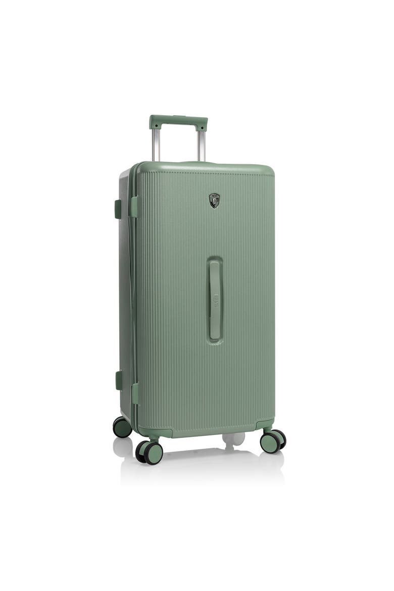 Earth Tones 30 Inch Luggage Trunk, Main, color, Moss