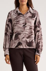 PATRIZIA LUCA Cocoon Button-Up Shirt