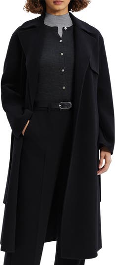Theory Wool Blend Trench Coat | Nordstromrack