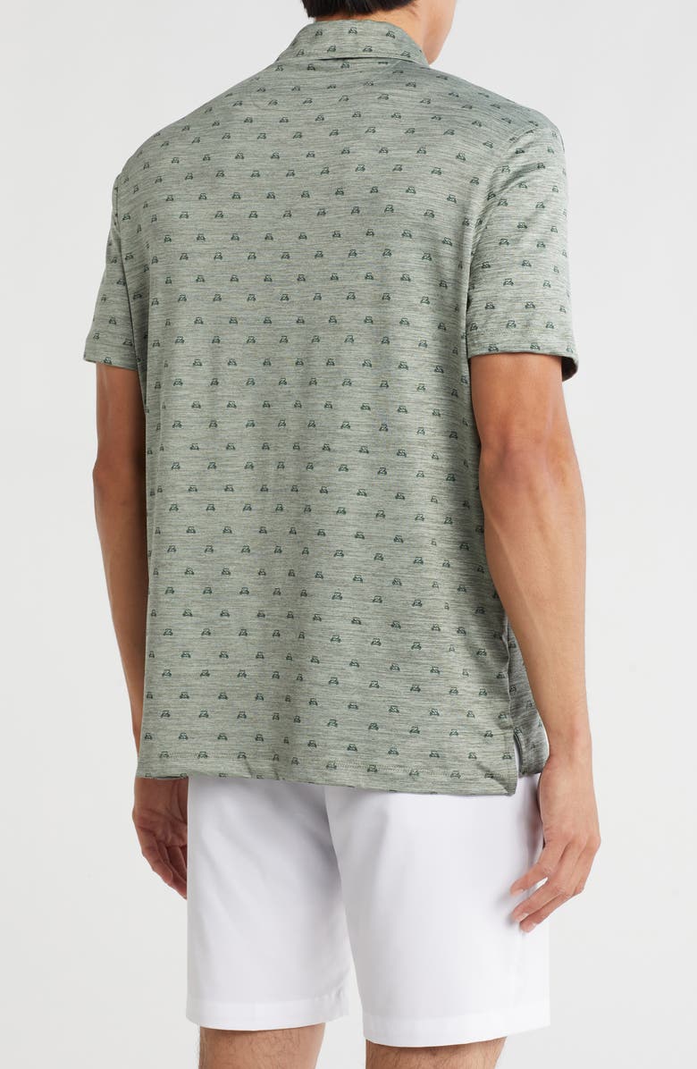 Kenneth Cole Space Dye Golf Print Polo, Main, color,