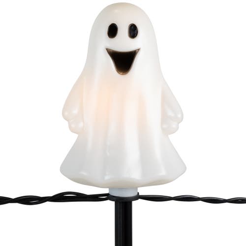 Northlight Lighted Ghost Shaped Halloween Outdoor Pathway Markers In Black