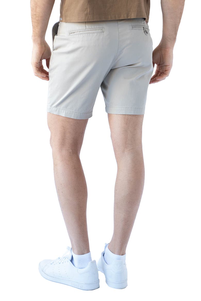 7-Inch Performance Stretch Chino Shorts, Alternate, color, PUTTY