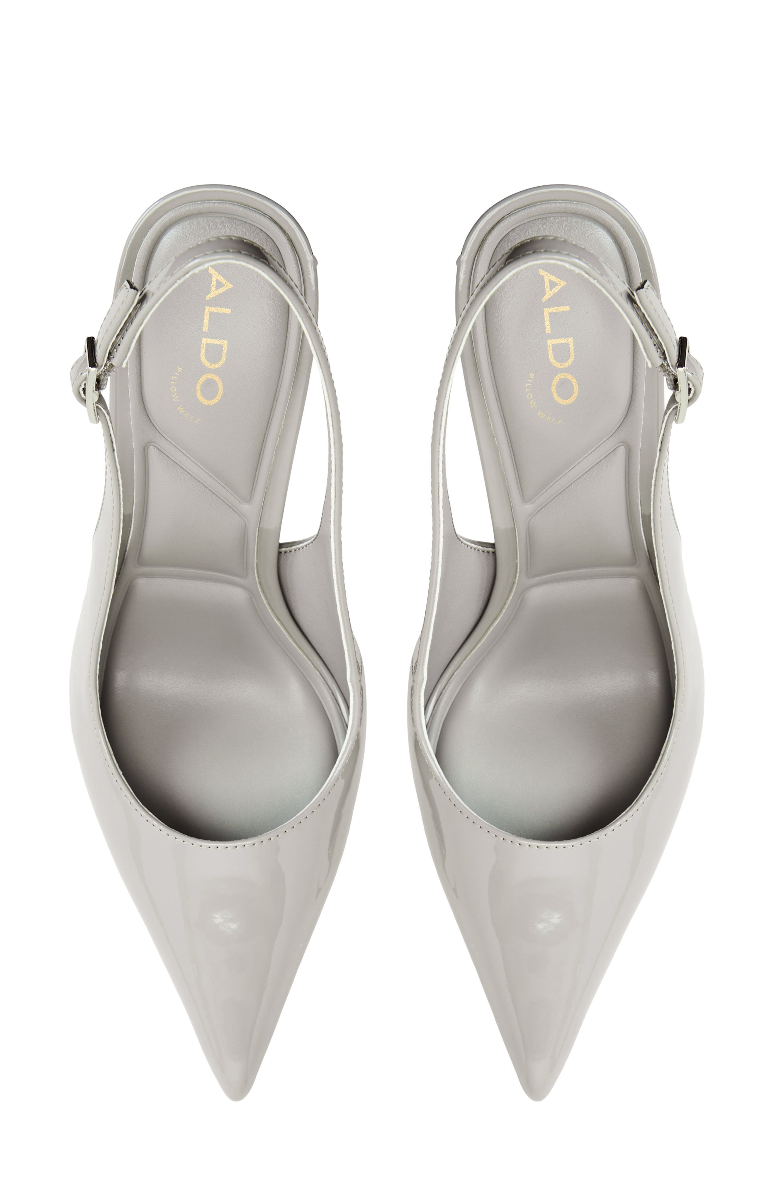 Stessy 2.0 Pointed Toe Slingback Pump, Alternate, color, LIGHT GREY
