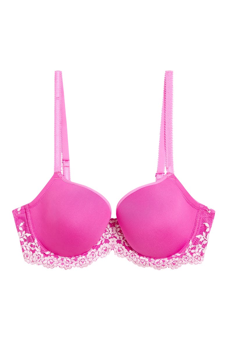 Embrace Lace® T-Shirt Bra, Alternate, color, WILD AZALEA/ CRADLE PINK