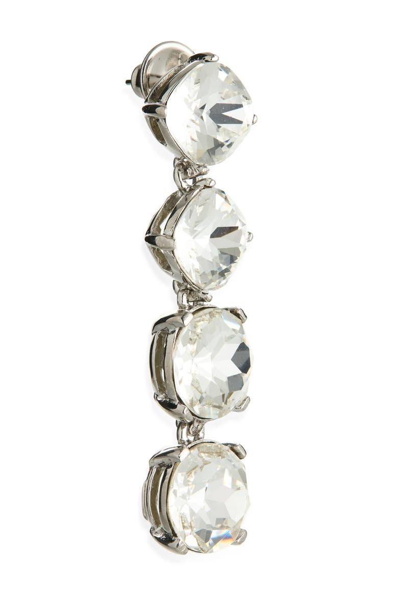 Gallery Crystal Drop Earrings, Alternate, color, CRYSTAL