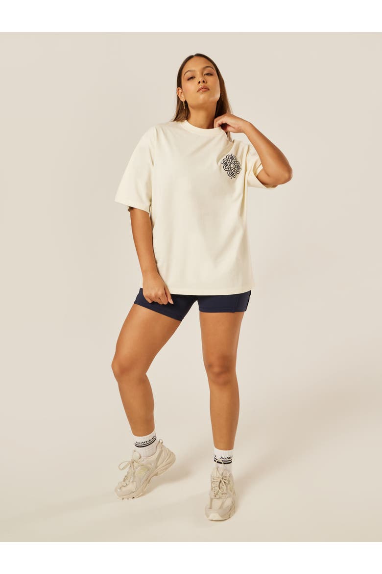 Be The Ace Crew Neck Oversized T-Shirt, Alternate, color, Off-white