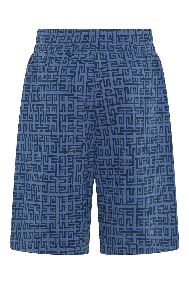 Kids' Geo Pull-On Shorts, Alternate, color, SLATE BLUE