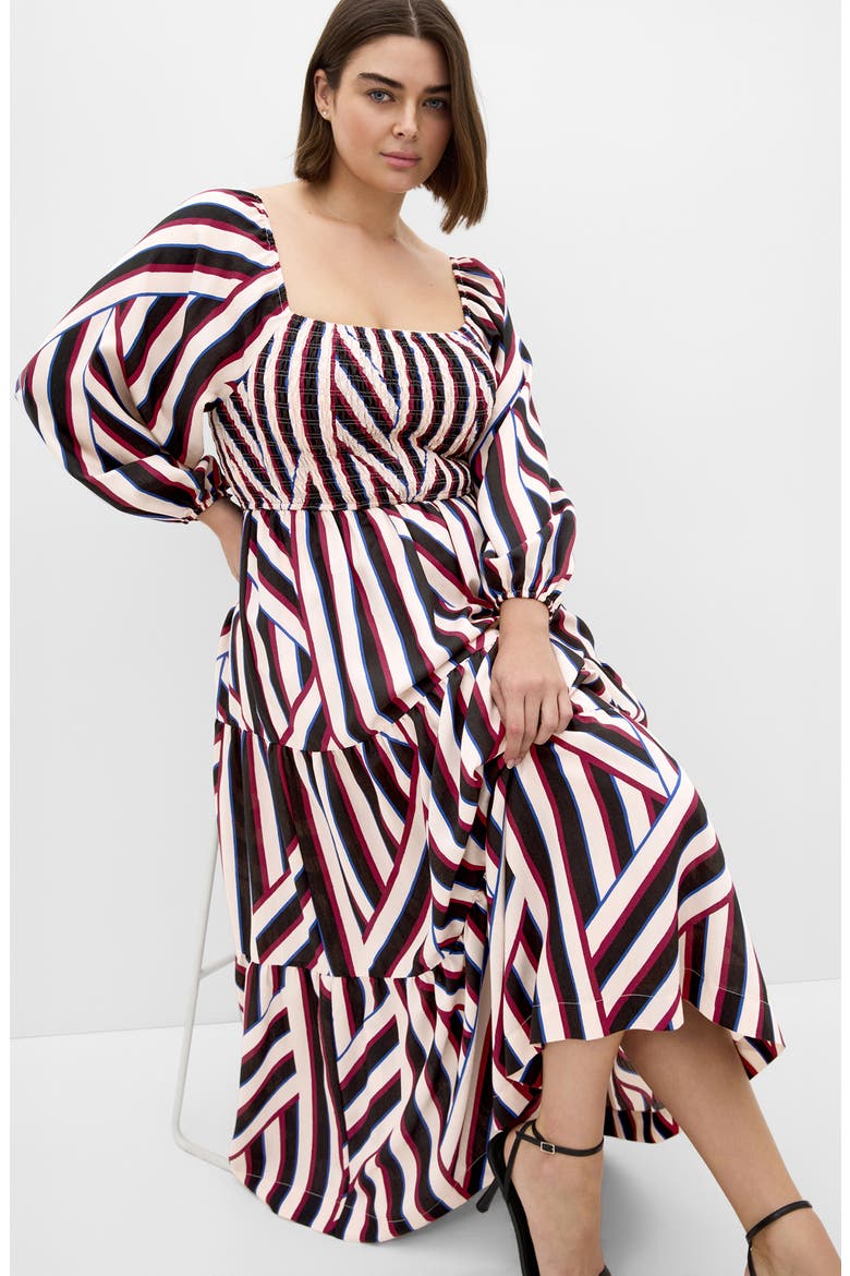 Timeless Stripe Long Sleeve Dress, Alternate, color, TIMELESS STRIPE