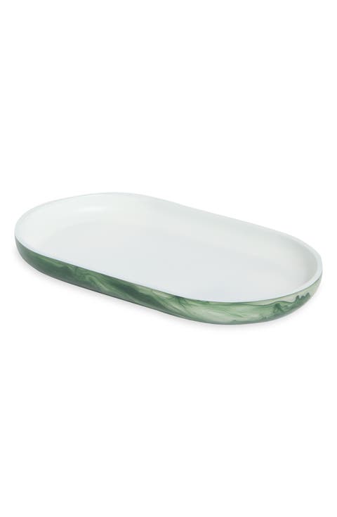 Marble Resin Vanity Tray