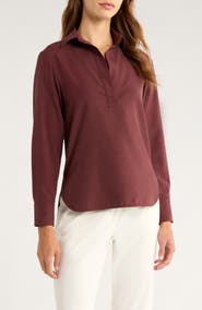 Max Mara Mirko Silk Crepe Popover Top