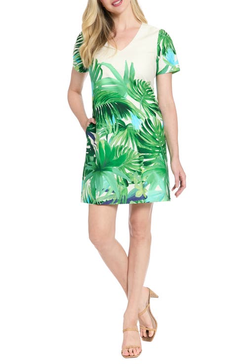 Short Sleeve Shift Dress