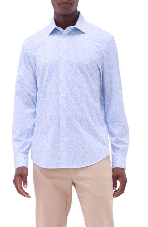 James OoohCotton® Abstract Button-Up Shirt
