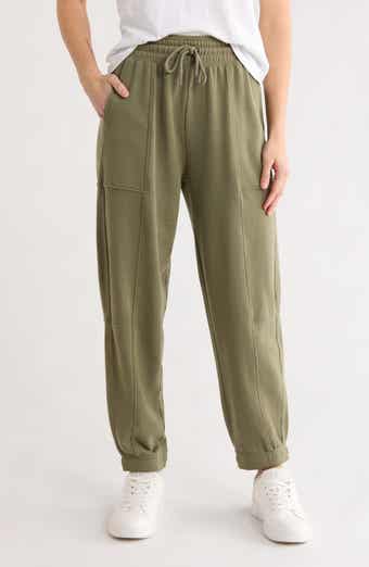 YOGALICIOUS Washed Loop Terry Oversize Barrel Pants