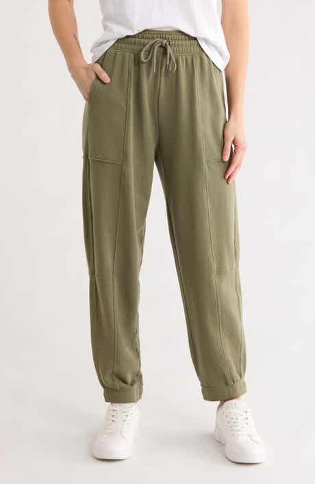 YOGALICIOUS Washed Loop Terry Oversize Barrel Pants