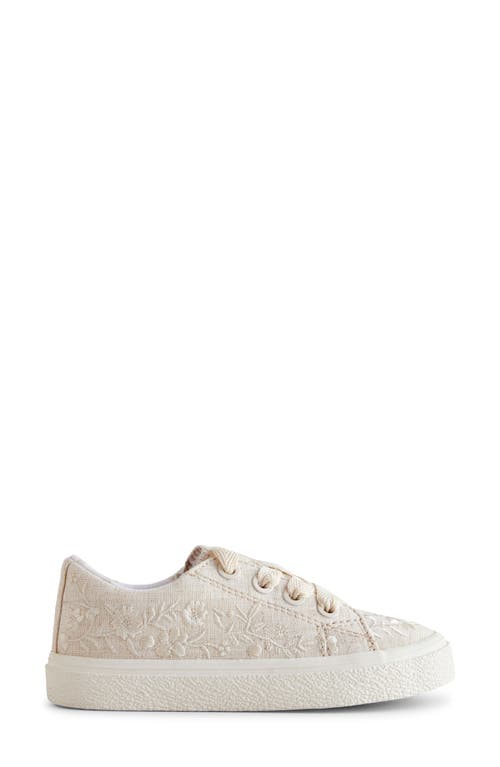 Next Kids' Embroidered Sneaker In Neutral