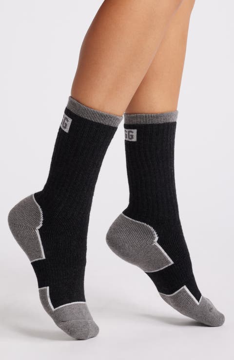Luann Wool Blend Crew Socks
